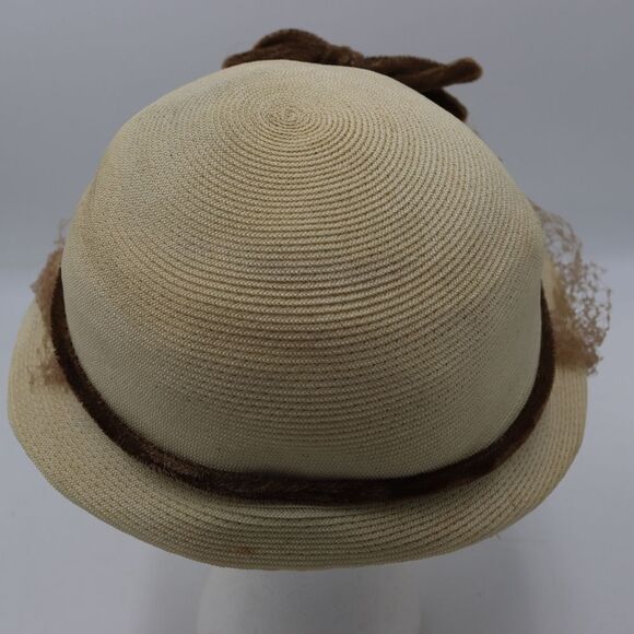 Vintage Marshall Field & Co Chicago Hat Cloche 1950s Cosplay Hat - Picture 2 of 14